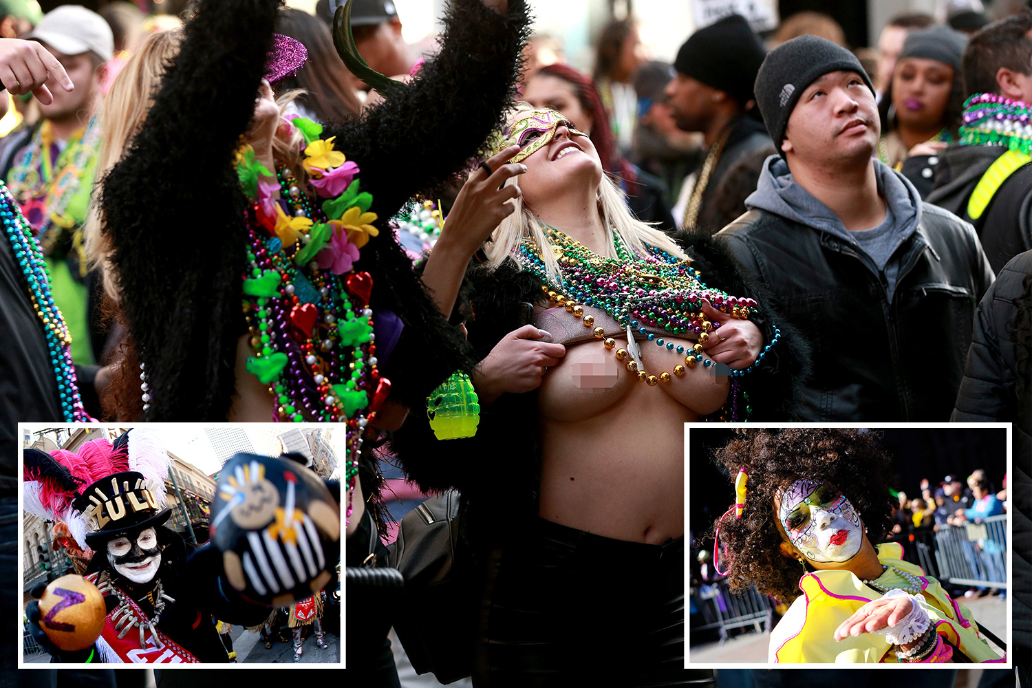 ashraf barakat add flashing boobs at mardi gras image