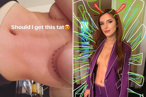 dishant mistry add bella thorne tities photo