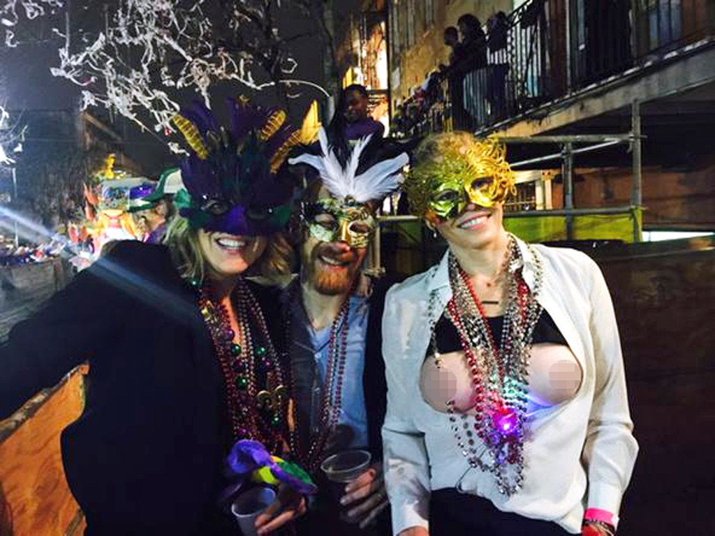 dennis hilligoss add flashing boobs at mardi gras photo